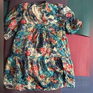 Chufy Silk and Cotton Mini Dress size XS